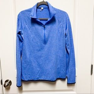 Under Armour Lightweight Quarter Zip Blue Medium